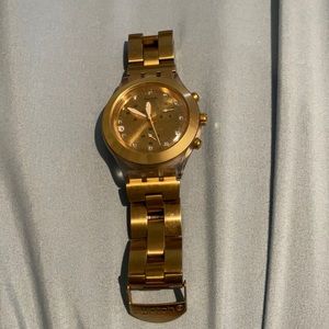Swatch watch gold